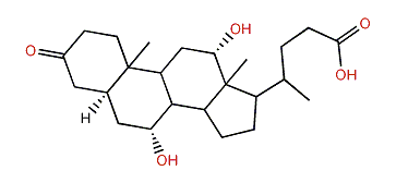 7alpha,12alpha-Dihydroxy-5alpha-cholan-3-one-24-oic acid